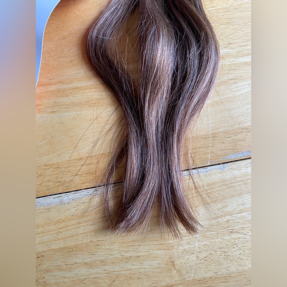 HUMAN HAIR Rooted Mixed Brown Ponytail Extension 22in 90g - Picture 12 of 15